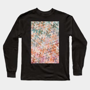 Geometric arrow cubes print Long Sleeve T-Shirt